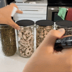 Chalkboard Top Mason Jar Lids (Wide - 12 set)