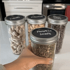 Chalkboard Top Mason Jar Lids (Wide - 12 set)