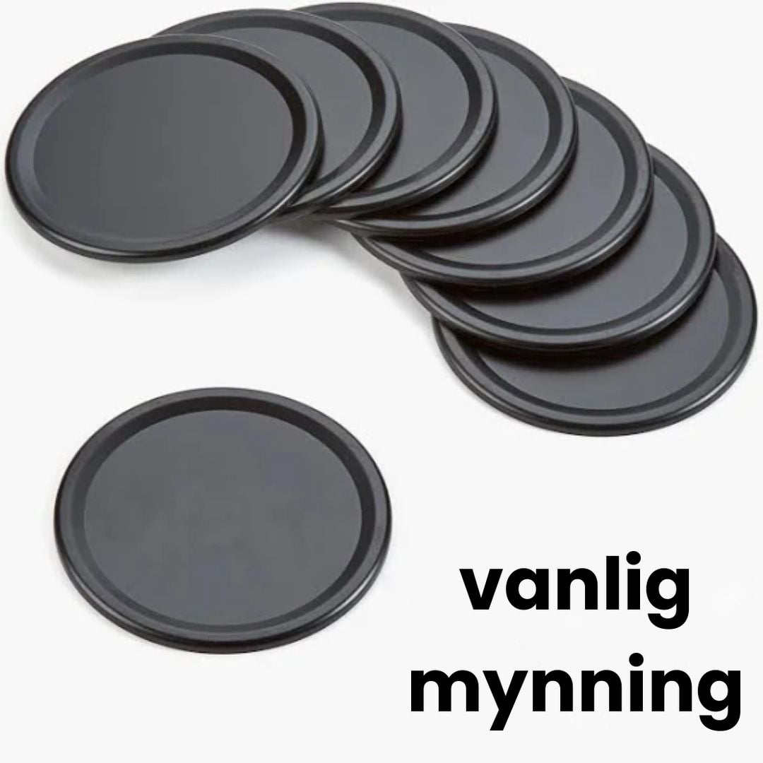 Chalkboard Top Mason Jar Lids (Regular - 12 set)